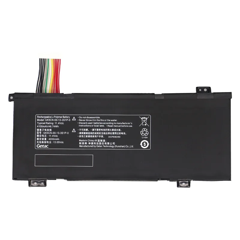 GK5CN-00-13-3S1P-0 Аккумулятор для ноутбука MECHREVO X8Ti Z2 Air MACHENIKE T90 Plus T90-T3p F177-B GK5CN GK5CN5Z 11 4 V 46.74Wh