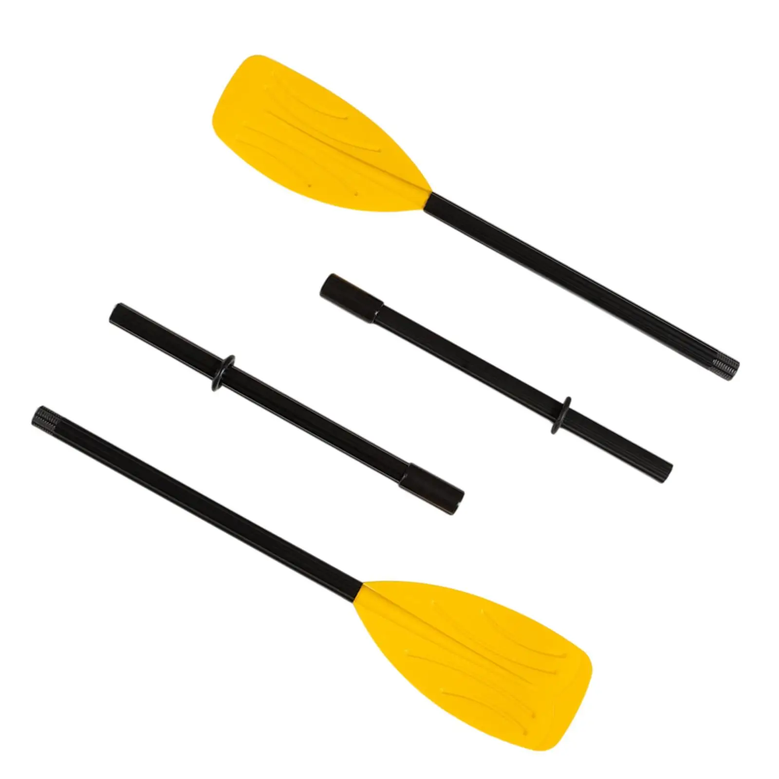 

Boat Oars Portable Canoe Raft Rubber Dinghy Lightweight Yellow