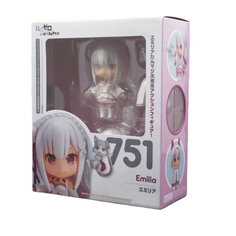 

Аниме Re Zero GSC 751 # Emilia экшн-фигурка игрушки Re:ZERO-пусковая жизнь в другом мире Эмилия Милая версия Q изменение лица куклы