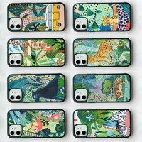 cute cartoon anime sloth leopard phone case silicone pctpu case for iphone 11 12 13 pro max 8 7 6 plus x se xr hard fundas