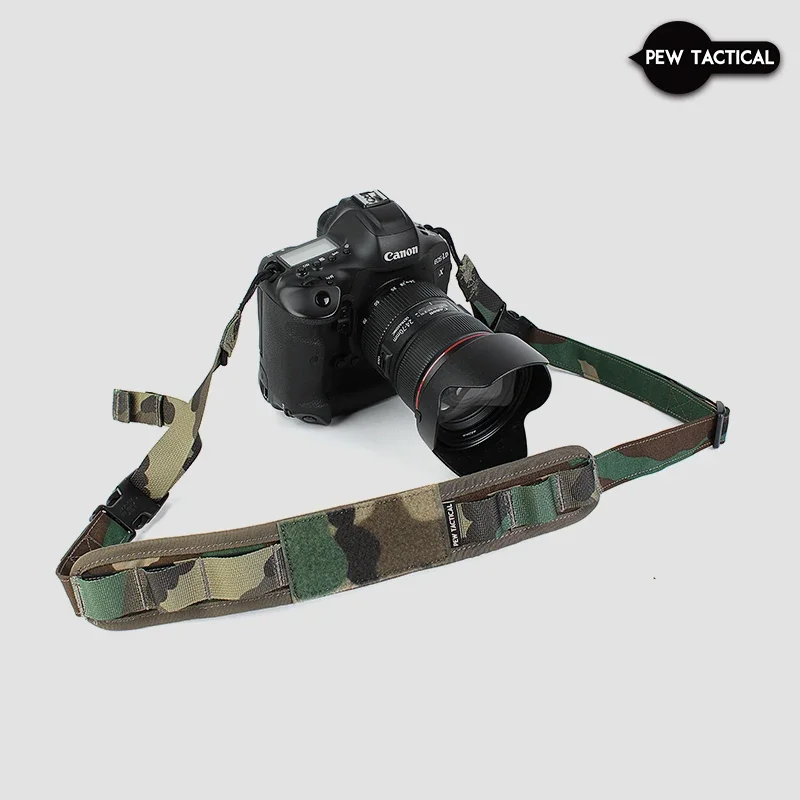 

PEW Tactical Molle Style DSLR/SLR Camera Dual-point Sling For Canon Nikon Sony Fujifilm Tactical Camera Strap