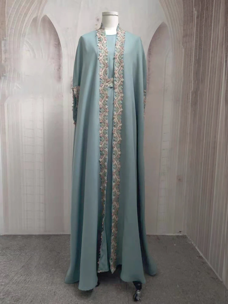 

Autumn Morocco Dress Muslim Women Embroidery Abaya India Abayas Dubai Turkey Party Dresses Kaftan Robe Longue Vestidos Largos
