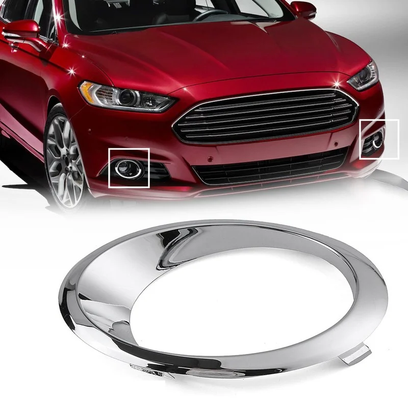 

1-Pack Left Side Fog Light Bezel Chrome Trim Ring Replacement DS7Z17E811AA for Mondeo 2013