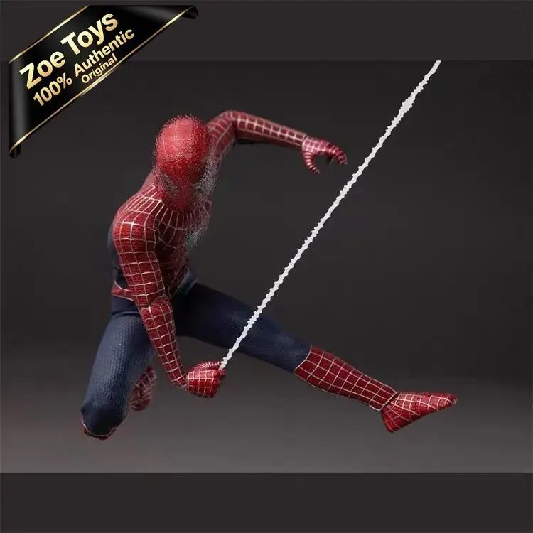 Фото В наличии: Коллекционная фигурка WELIKE WEB SLINGER WLT04 или WLT05 Тоби Магуайра (Человек-паук) в красном костюме, масштаб 1/12. Идеальный подарок для фанатов. №5