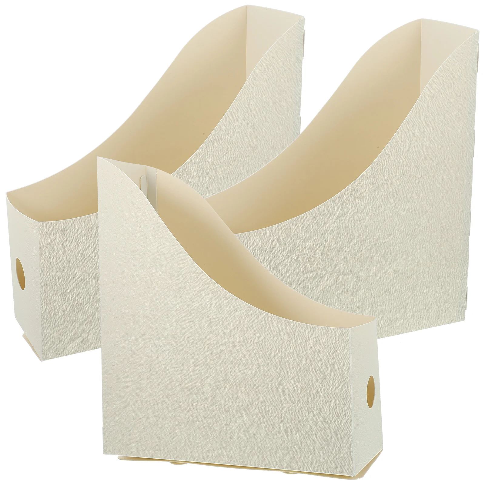 

3 Pcs Storage Box Desktop File Rack Student Use Office Supplies Magazine Holder