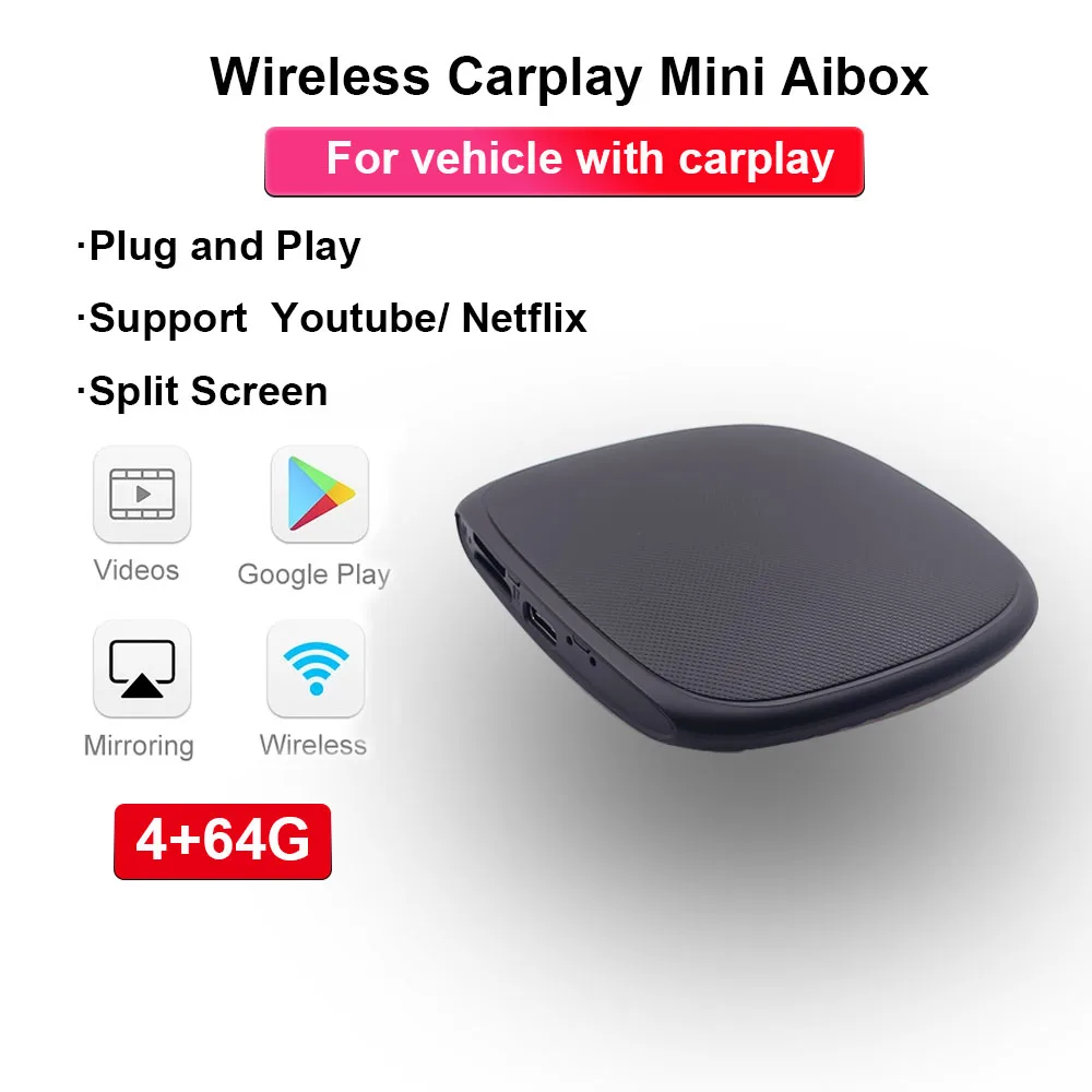 

Carplay ai box Wireless TV Box for Car Radio Android Media Player Smart Auto Carplay for Navigation Mirrorlink