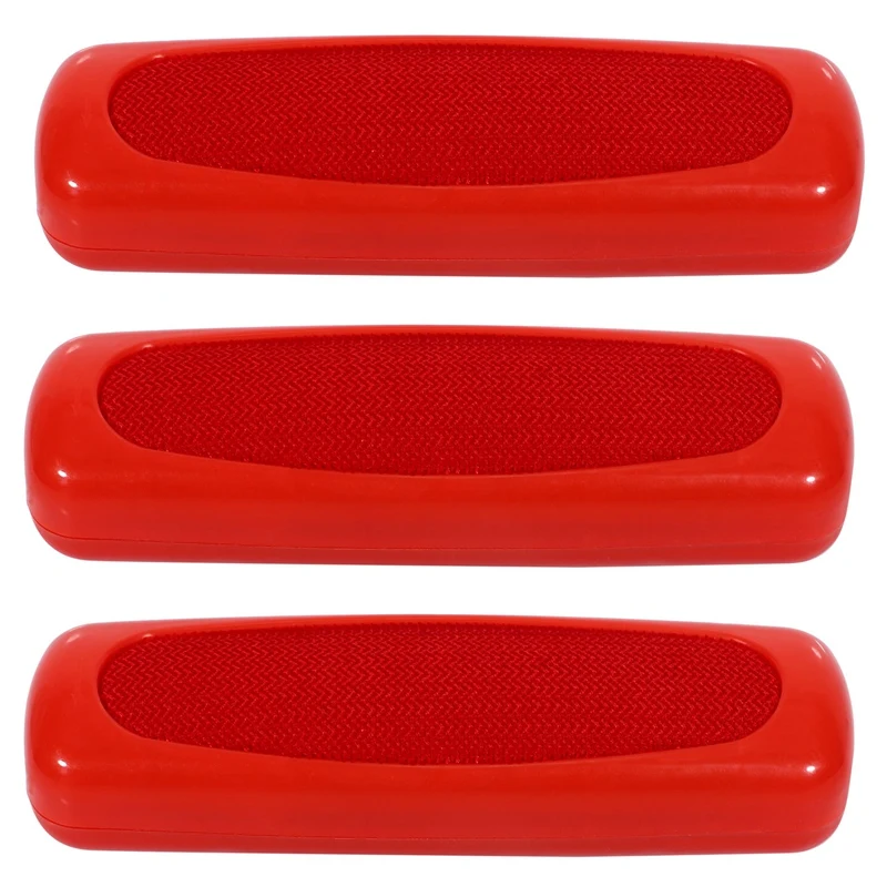 

3X Pet Hair Fluff Cleaner Sticky Picker Ribbon Roller Clothes Cleaning Brushes Carpet Dust Brush Plastic