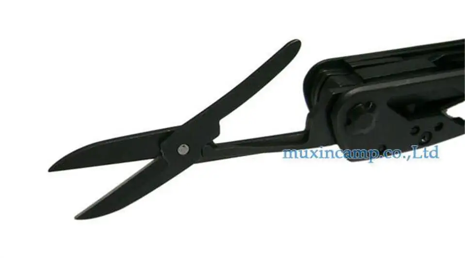 Многофункциональный инструмент Ganzo G202B с набором отверток для кемпинга, альпинизма и походов, чёрный.