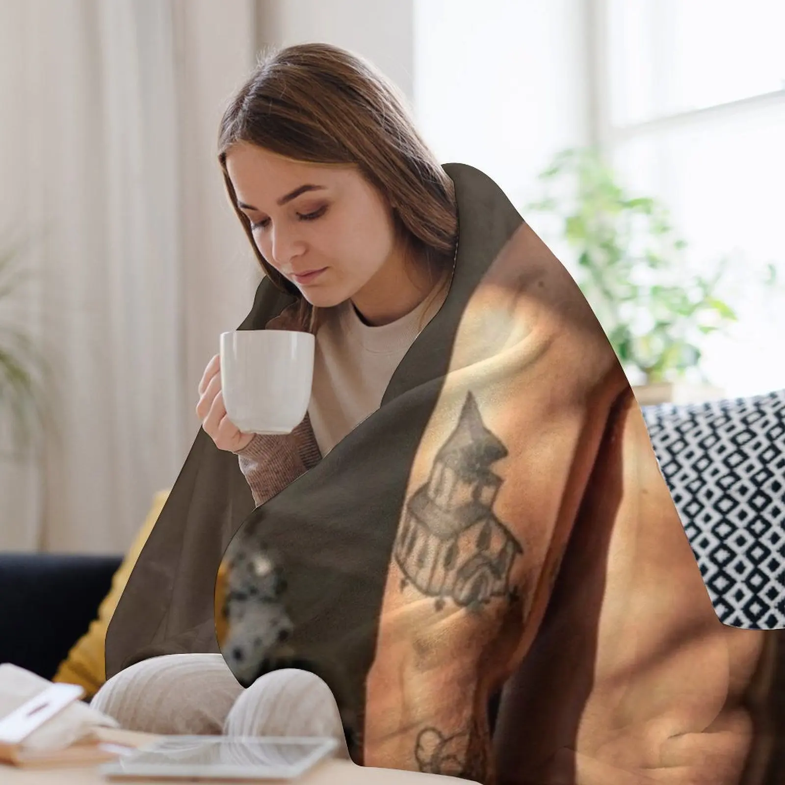 Одеяло pewdiepie модные винтажные лохматые одеяла