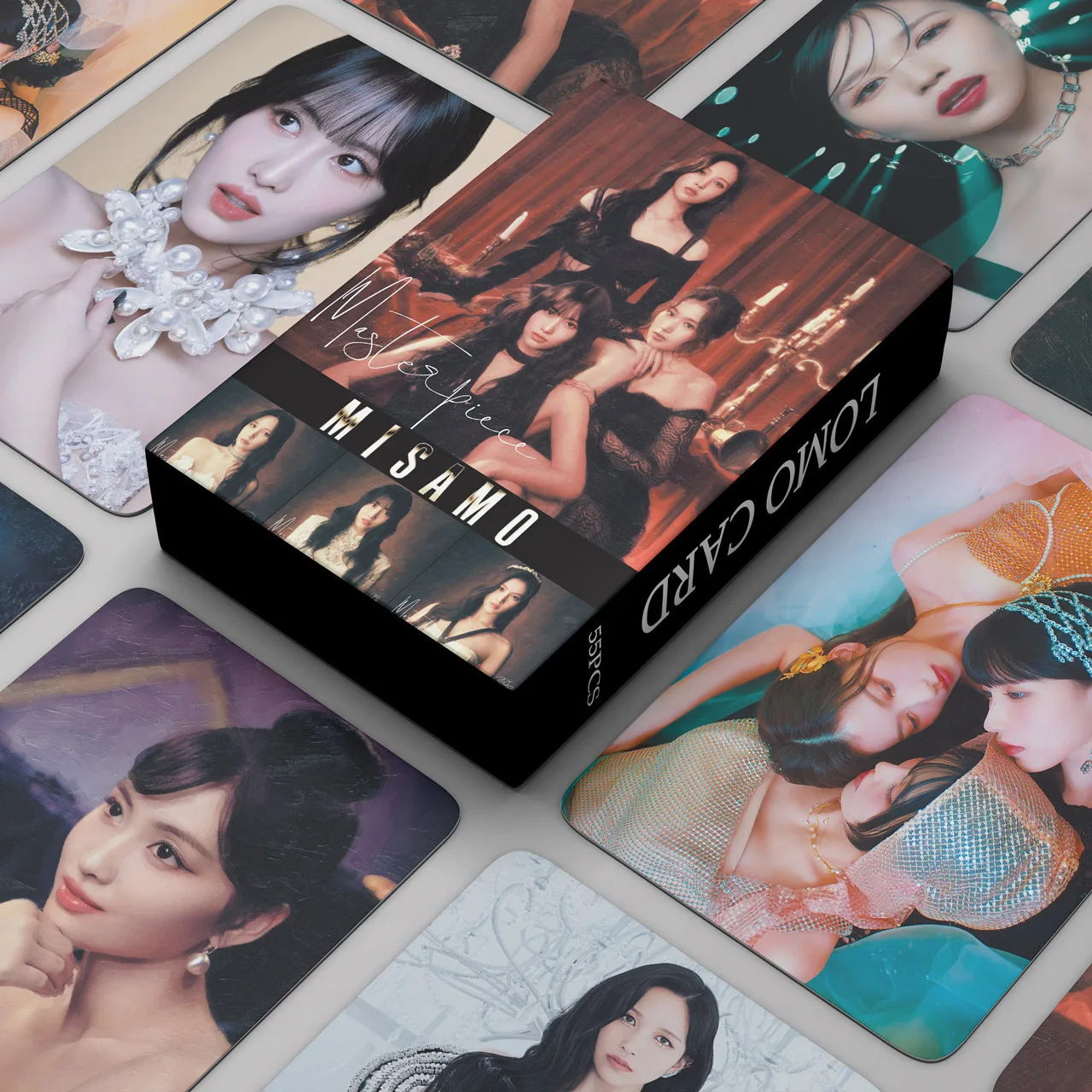 

55PCS/set KPOP Stuff TWICE MISAMO New Album Girl Group Photocards High Quality HD Photo Card Postcard For Fans Collection Gift