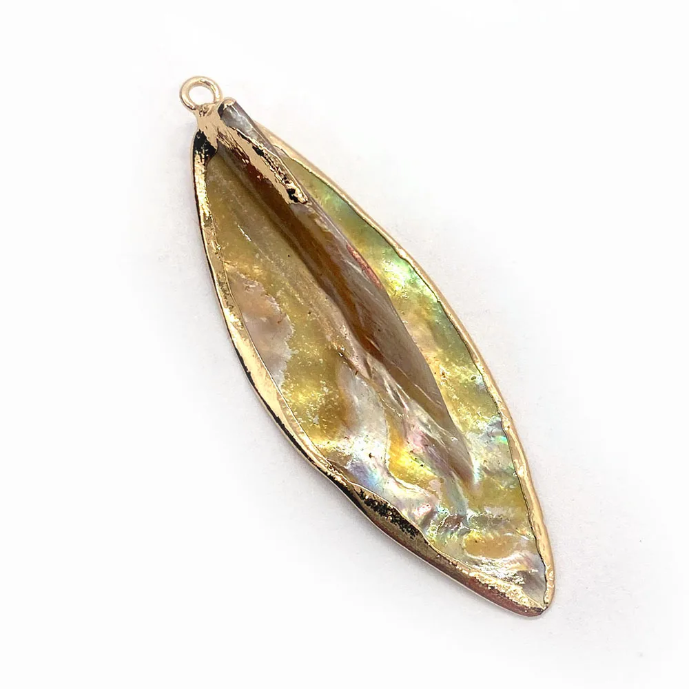 

Leaf Shape Mother-of-pearl Shell Pendants Natural Shells Jewelry DIY Handmade Making Necklace Earring Jewellery Charms Accessory