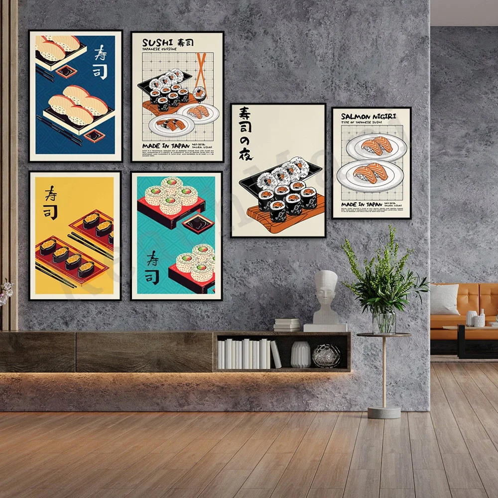 Винтажная тарелка для суши с сашими лососем тамаго калифорнийские рулеты