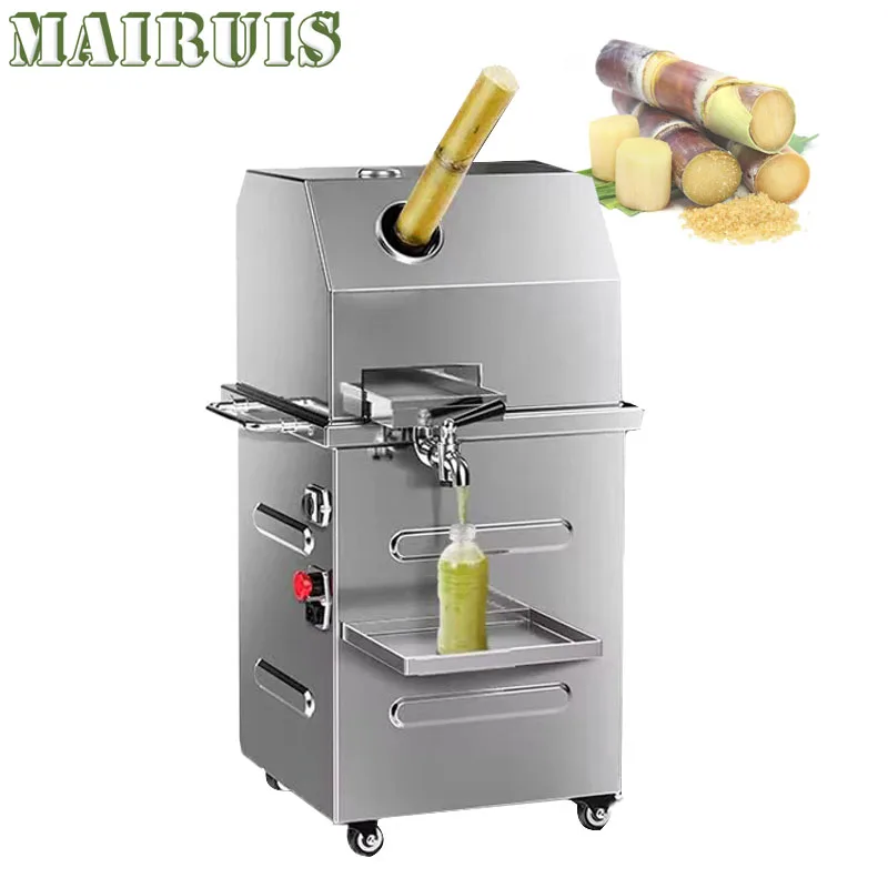 220 В соковыжималка для сахарного тростника из нержавеющей стали пресс