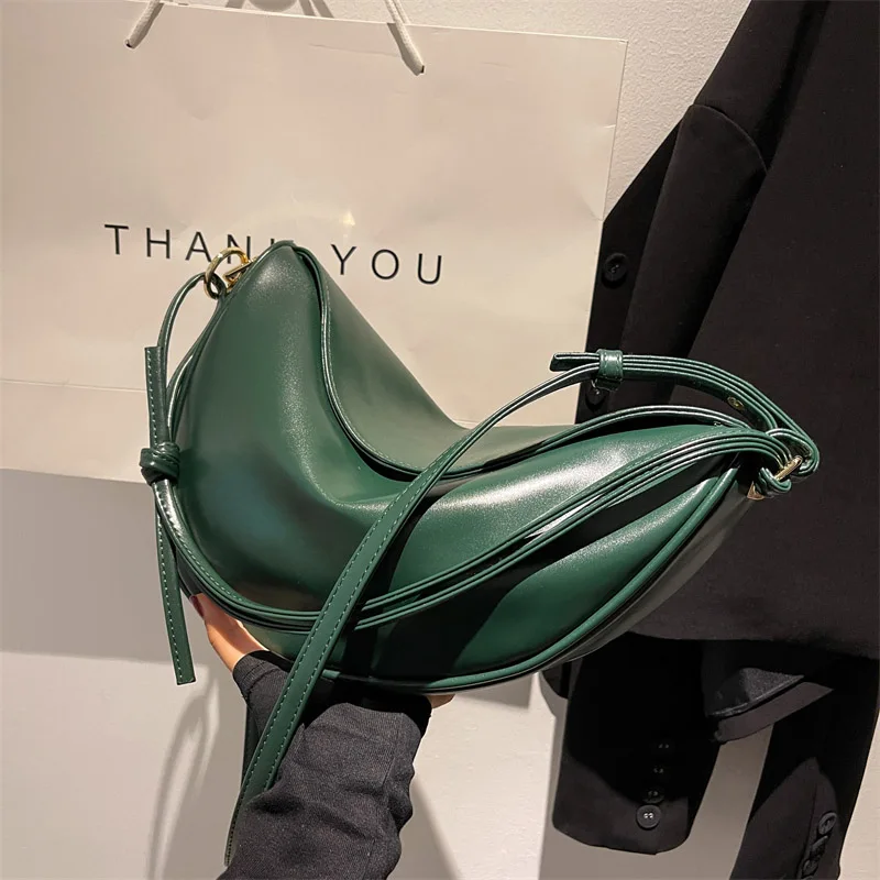 

Luxury Handbags for Women PU Leather Banana Crossbody Bags for Women 2023 Fashion Brand Designer Shoulder Bag Women Phone Purses