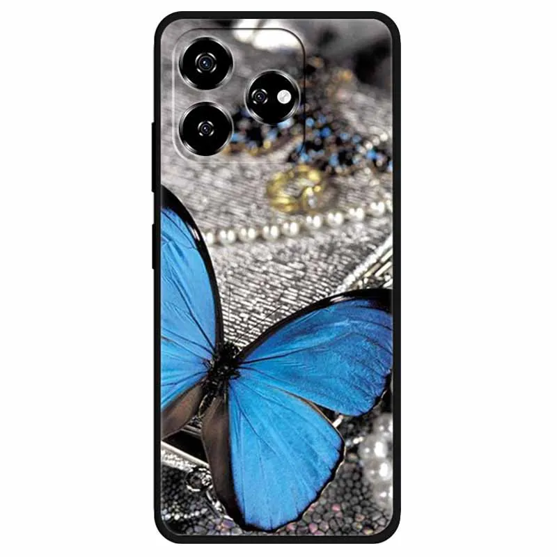 Мягкие силиконовые чехлы из ТПУ для телефона ZTE Blade V60 чехол с рисунком совы Льва