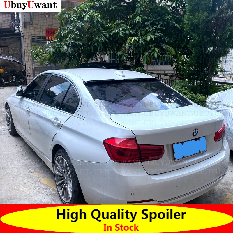 

Подходит для BMW 3 серии F30 2013-2018 лет спойлер на крышу Спорт ABS пластик углеродное волокно вид заднее крыло Корпус Комплект Аксессуары