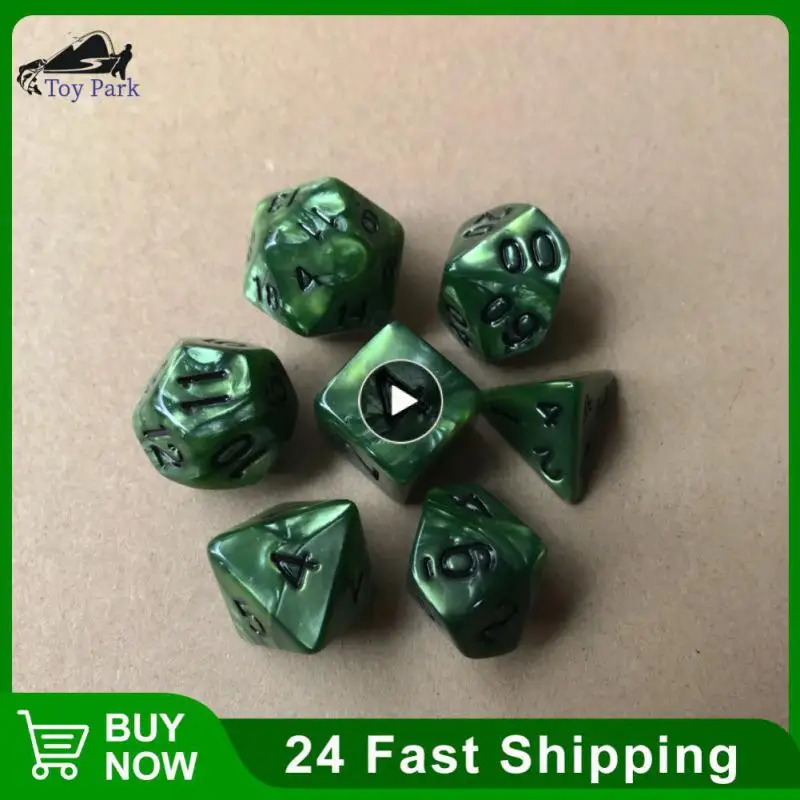 

1 ~ 10 шт., многогранные кости d & d d4 d6 d8 d10 d % d12 d20 TRPG