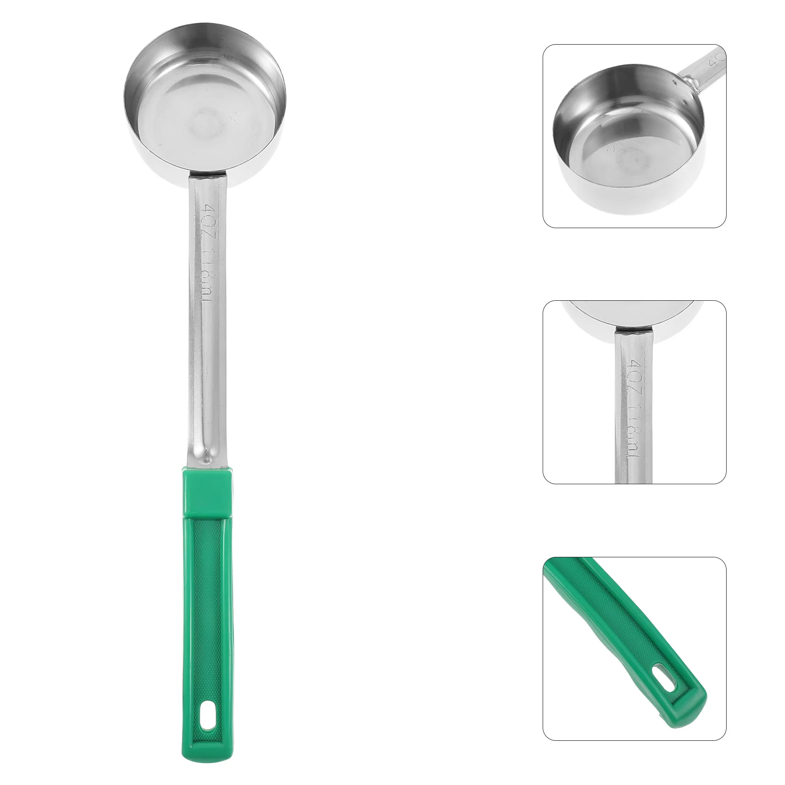 

Ladle Portion Serving Soup Control Spoon Sauce Spoons Scoophandle Gravykitchen Portioner Ladles Measuring Ounce Steel Drizzle