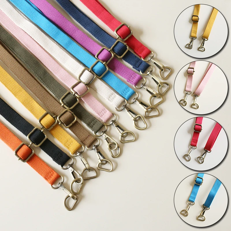 

120cm Colorful Handbag Cloth Tape Long Shoulder Strap Adjustable Bag Straps Bag Accessories Diy Replacement Crossbody Bag Straps