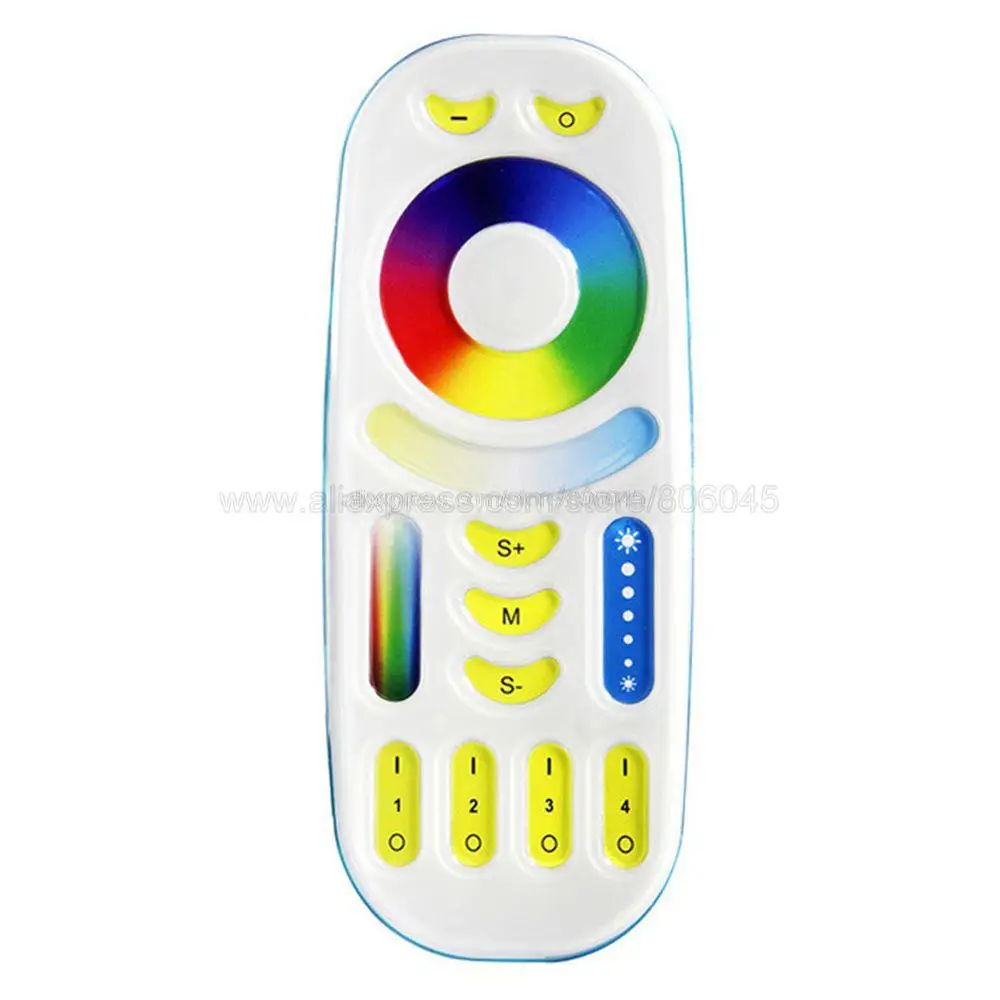 Фото Mi светильник FUT092 FUT092-B 2,4G RGBWW 4-Zone Group Control Match RF RGB + CCT Remote Control ler для MiBoxer RGB + CCT фонари со светодиодными лампочками светильник s №3
