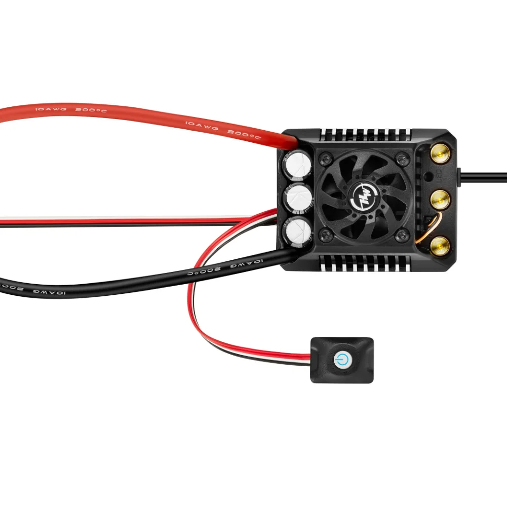 Бесщеточный регулятор скорости Hobbywing EZRUN MAX6 G2 200A 3-8s с датчиками и мотором EZRUN 4990SD 5690SD G2-1650KV 1250KV для автомобилей масштаба 15, 16, 17, 18. (art.: 3920dc70d5128) - 3920dc70d5128