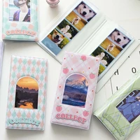 4 joint photo album mini mini photo album with insert pockets pouches for photocard id card bank cards note storage organizer