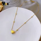 Женский чокер Vnox с маленьким сердцем, ожерелья с спутниковой цепью, изящный винтажный воротник из нержавеющей стали в стиле бохо