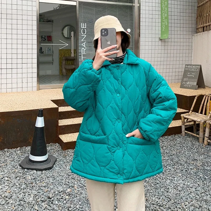 Za Denim Jacket Women Thin Parkas Straight Shirt Coats Fashion Blue Outwear Female Pockets Oversize Coat Woman Autumn trf Jacket