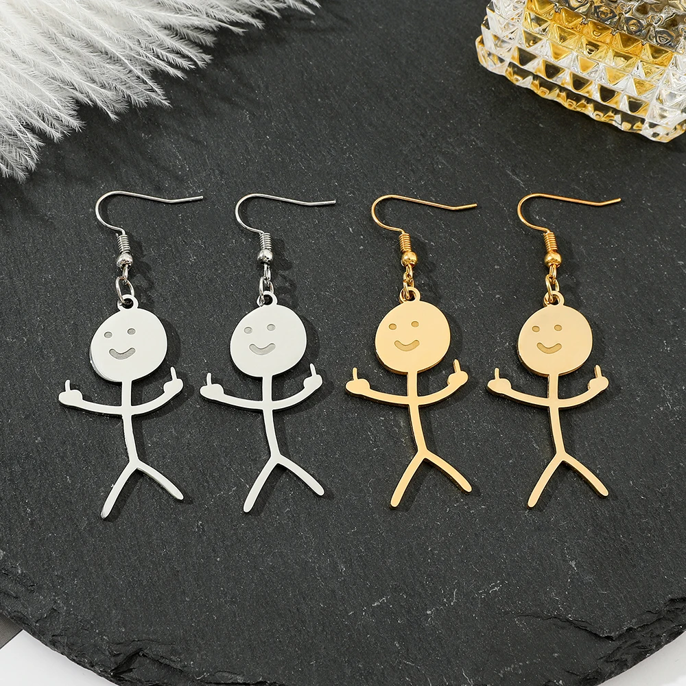 Женские серьги-гвоздики из нержавеющей стали Y2k