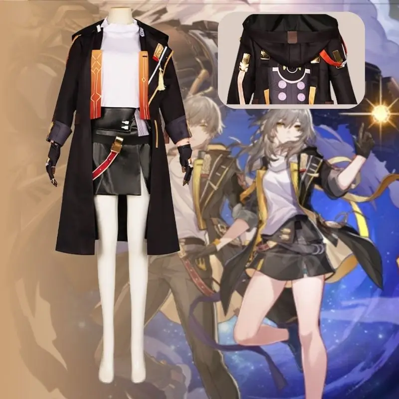 

Honkai Star Rail Trailblazer Female Cosplay Costume Uniform for Girls Women Dress Jacket Full Set Anime Outfits Halloween Suit
