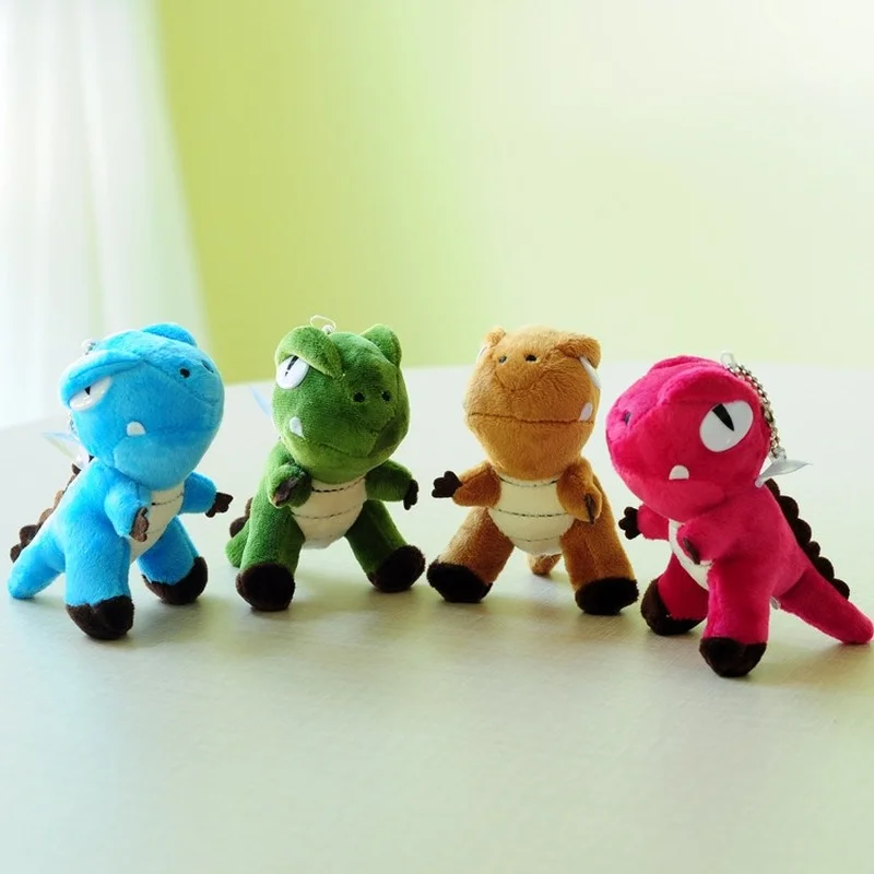 

10 см милые плюшевые игрушки в виде динозавра, хобби, Мультяшные тираннозавры, куклы Рекс, брелок для детей, подарок на день рождения, Рождест...