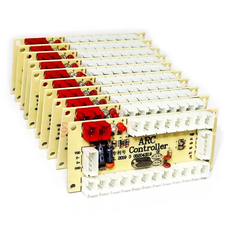 Фото 【Купите сейчас】30 шт. ARC968 PS3 USB-контроллер для Raspberry Pi, игровой джойстик, контроллер с нулевой задержкой, аркадная кнопка SANWA, энкодер №3