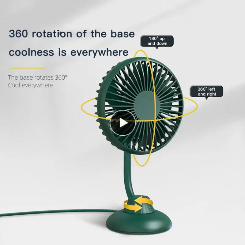 

Easy To Clean Car Fan Portable Car Truck Cooling Fan Multi-angle Practical Car Powerful Quiet Small Fan Car Supplies Usb Models