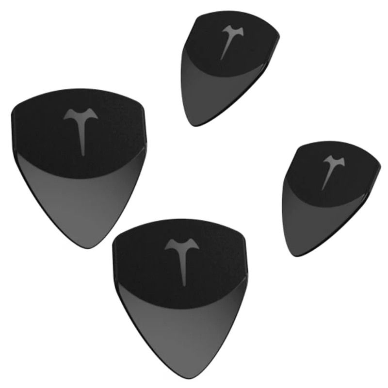 

2X TOM 2 In 1 Unique Guitar Picks Are Convenient For Pulling And Sliding Harmoniously, Thickness 0.38Mm And 0.8Mm