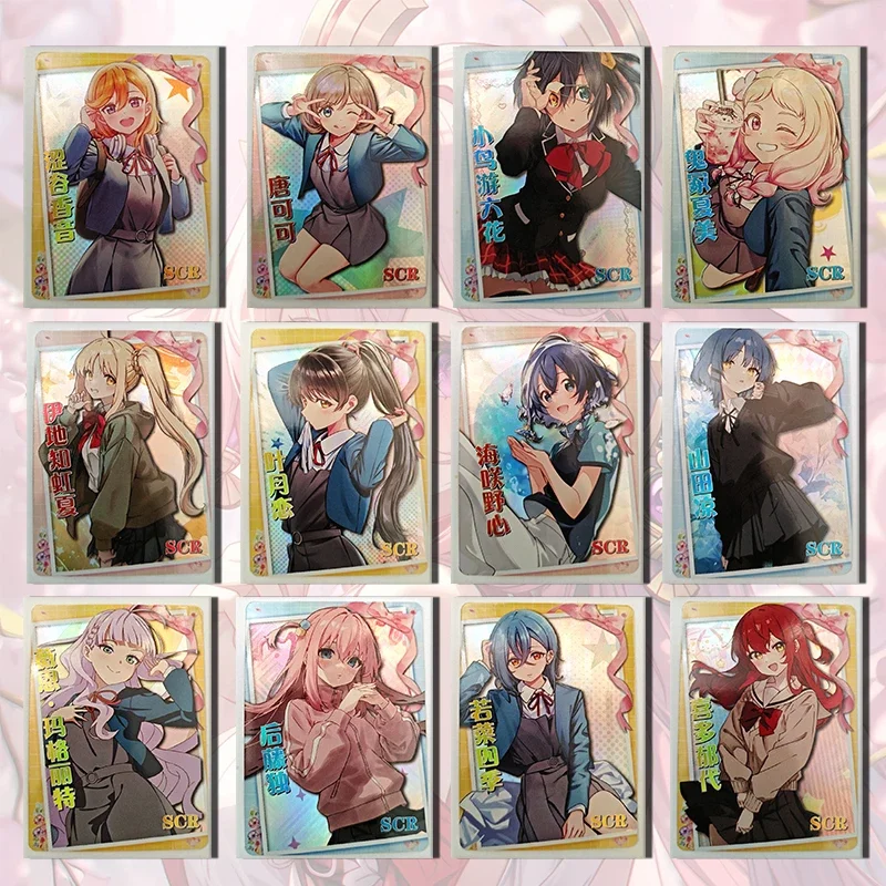 Фото Аниме Goddess Story 1M13 Qingzhi SCR карта Tang Keke Takanashi Rikka Shibuya Kanon boy Коллекция игрушек на день рождения, Рождественский подарок №1