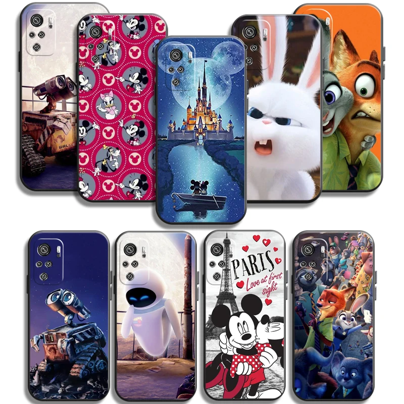 

Disney Mickey Animals Phone Cases For Xiaomi POCO F3 GT X3 GT M3 Pro X3 NFC Redmi Note 9 10 Pro 5G Cases Back Cover Funda