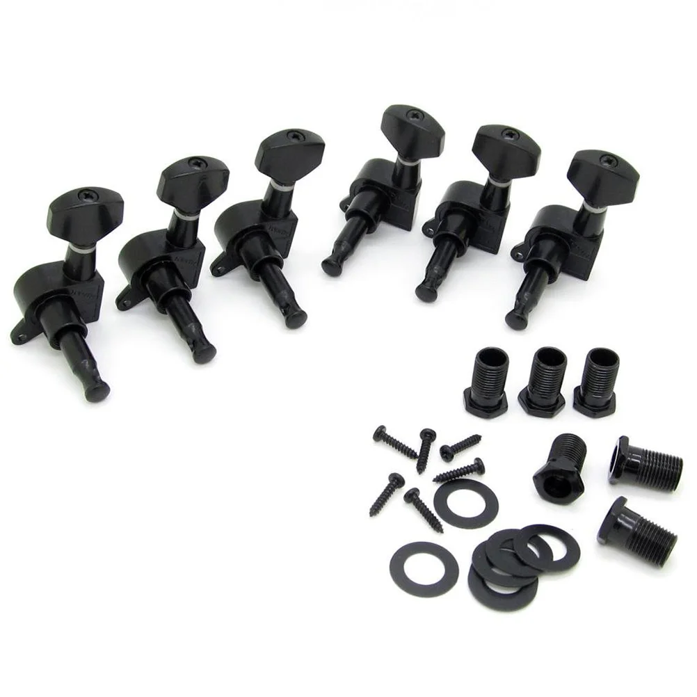 

Guitar Tuning Pegs Machine Acoustic Tuners String 6R Keys Set Key Tuner Parts 6 Inline Machines
