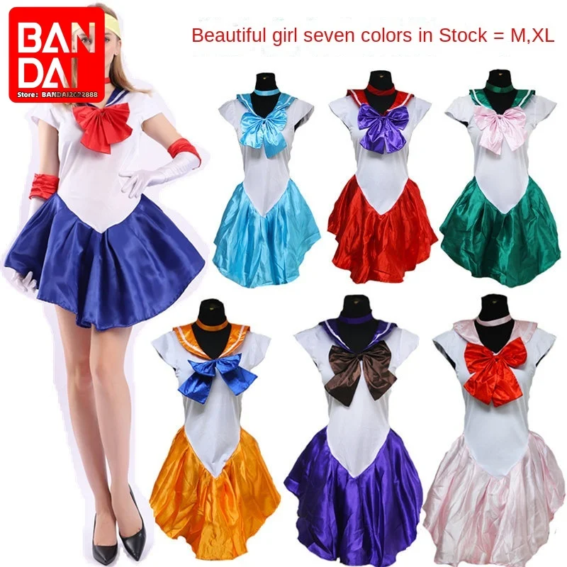 

Japanese Anime Clothing Adult Sailor Moon Clothing Game Uniform Cosplay Men and Women Same Mxlxxl