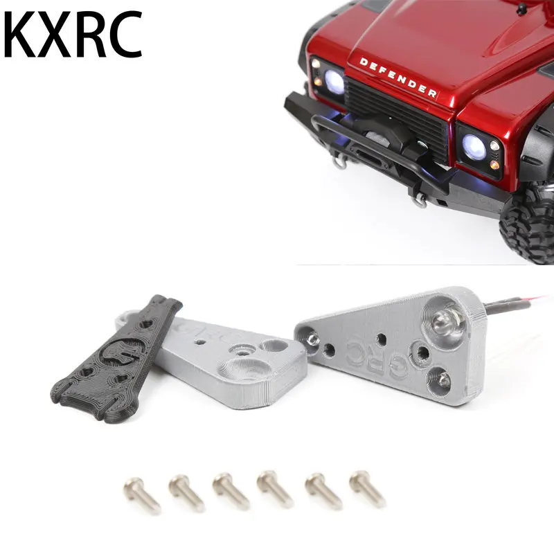 

KXRC Front and Rear Lamp Cups Light Holder Lamp Housing for 1/10 RC Crawler Car Traxxas TRX4 Defender Bronco Upgrade Parts