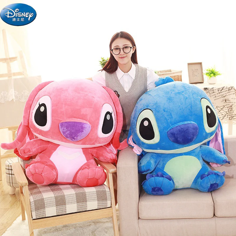 

Disney Lilo Stitch 35-55CM Edition Stuffed Plush Doll Stitch Rose Doll Creative Kawaii Plush Pillow Toy Birthday Gift for Girl