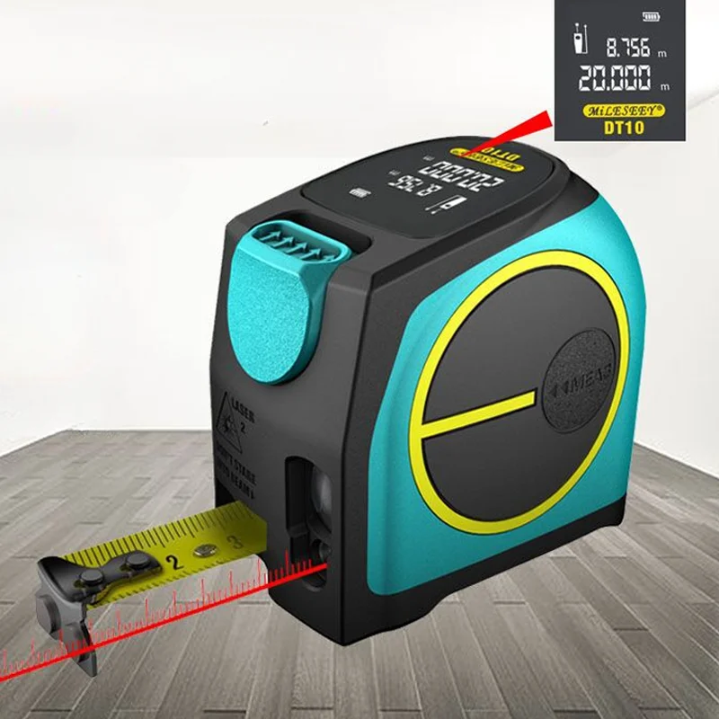 

Xiaomi Mileseey DT10 Laser Tape Measure 2-in-1 Digital Laser Rangefinder Stainless Electronic Ruler 40M Laser Distance Meter