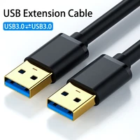 usb to usb extension cable type a male to male usb 3 0 2 0 extender for radiator hard disk tv box usb cable extension