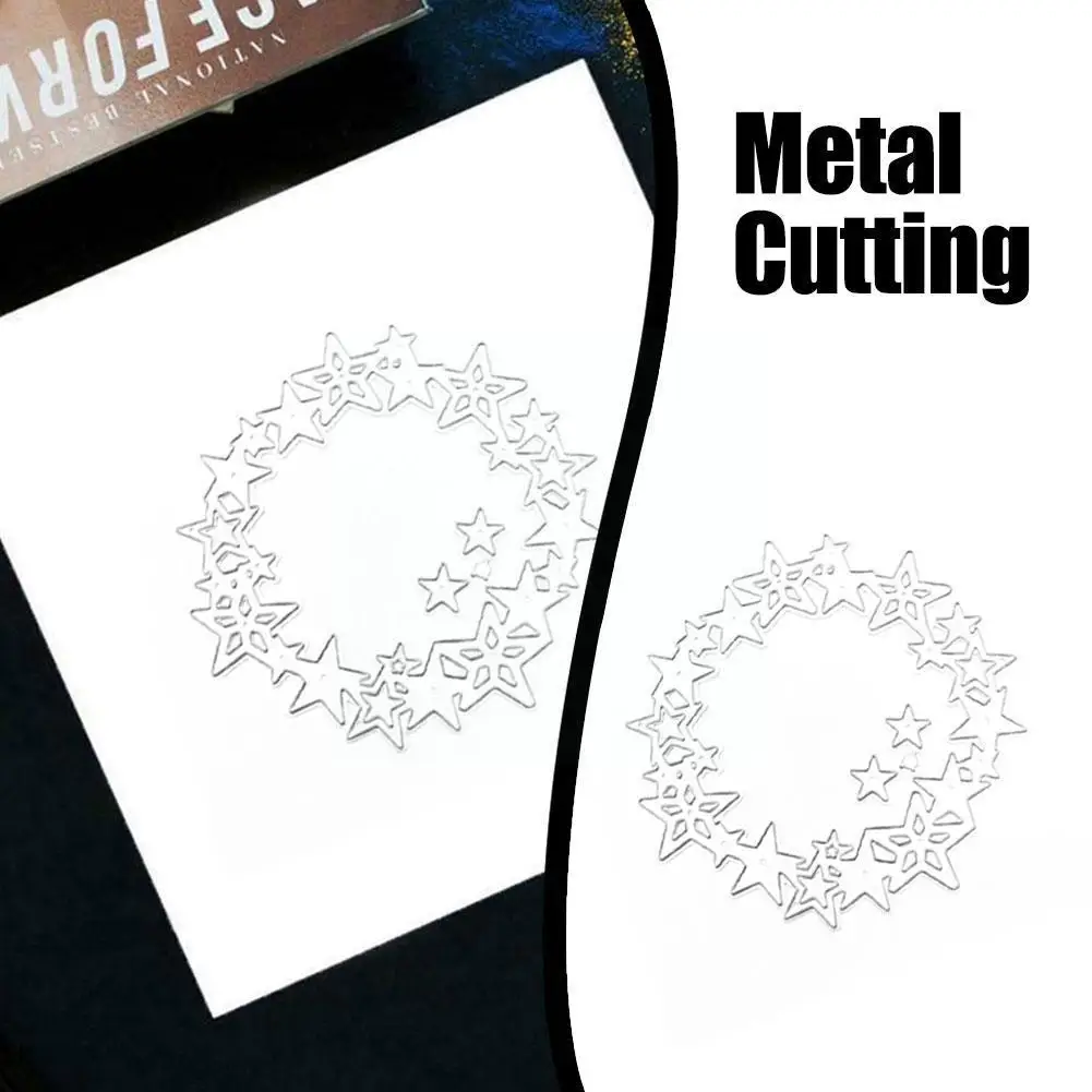 

Metal Cutting Dies Cut Mold Wreath Decoration Scrapbook Punch Knife Craft Mould Paper Stencils L5s0