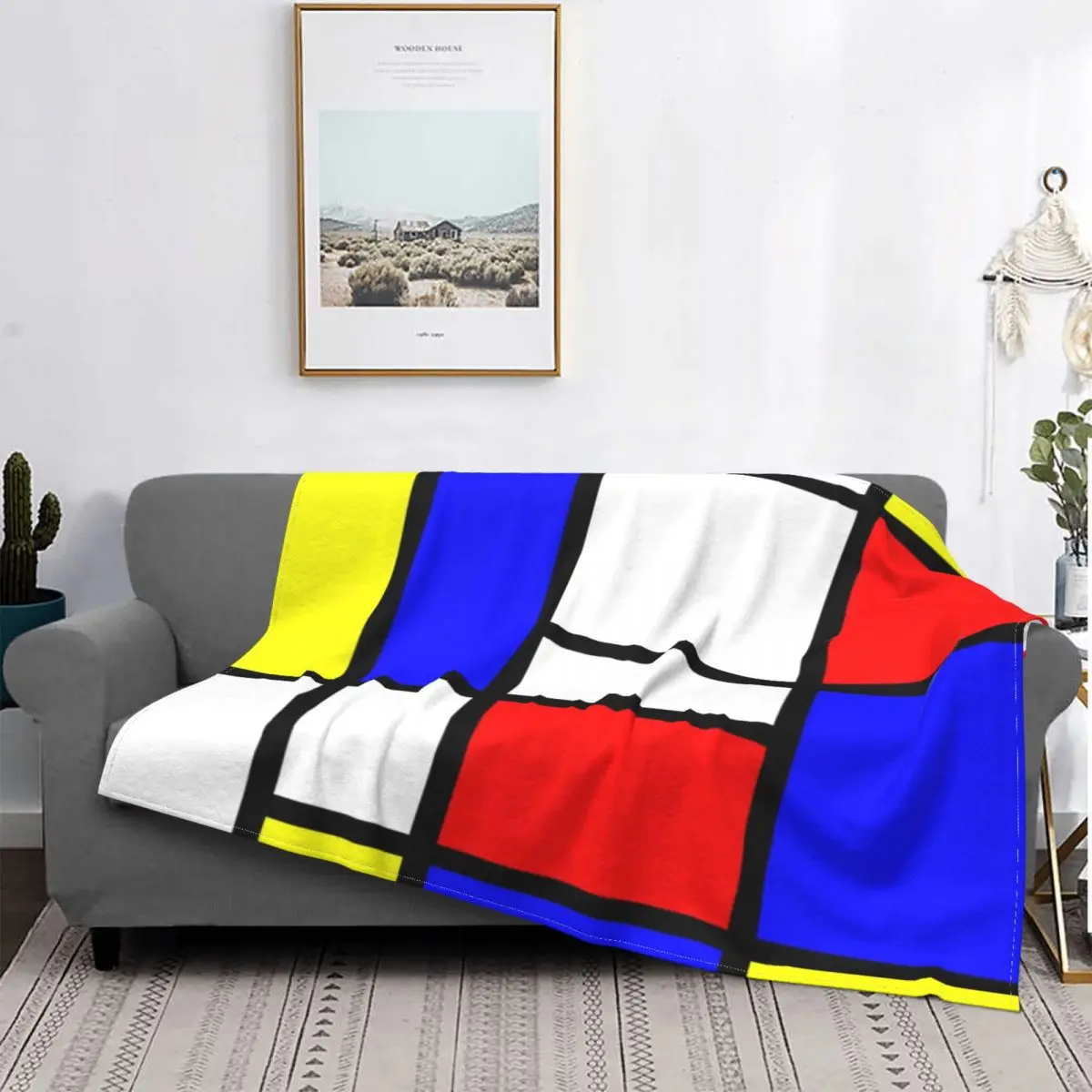 

Mondrian-Манта кукро для камеры, Манта аниме с капюшоном, colcha, 220x240