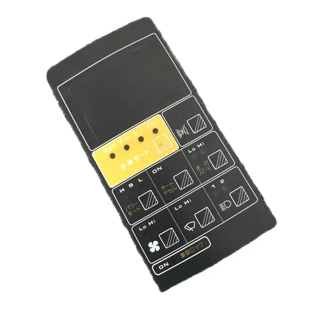 

For Komatsu Display Panel Keypad Sticker PC120-5 PC200-5 PC300-5 Electrical Fittings Parts