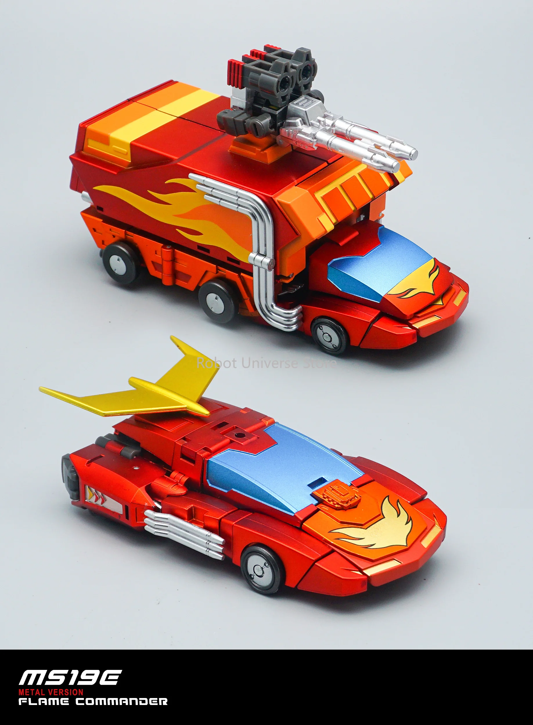 Металлическая Версия Rodimus Prime 12 см маленькая экшн-фигурка робот-трансформер