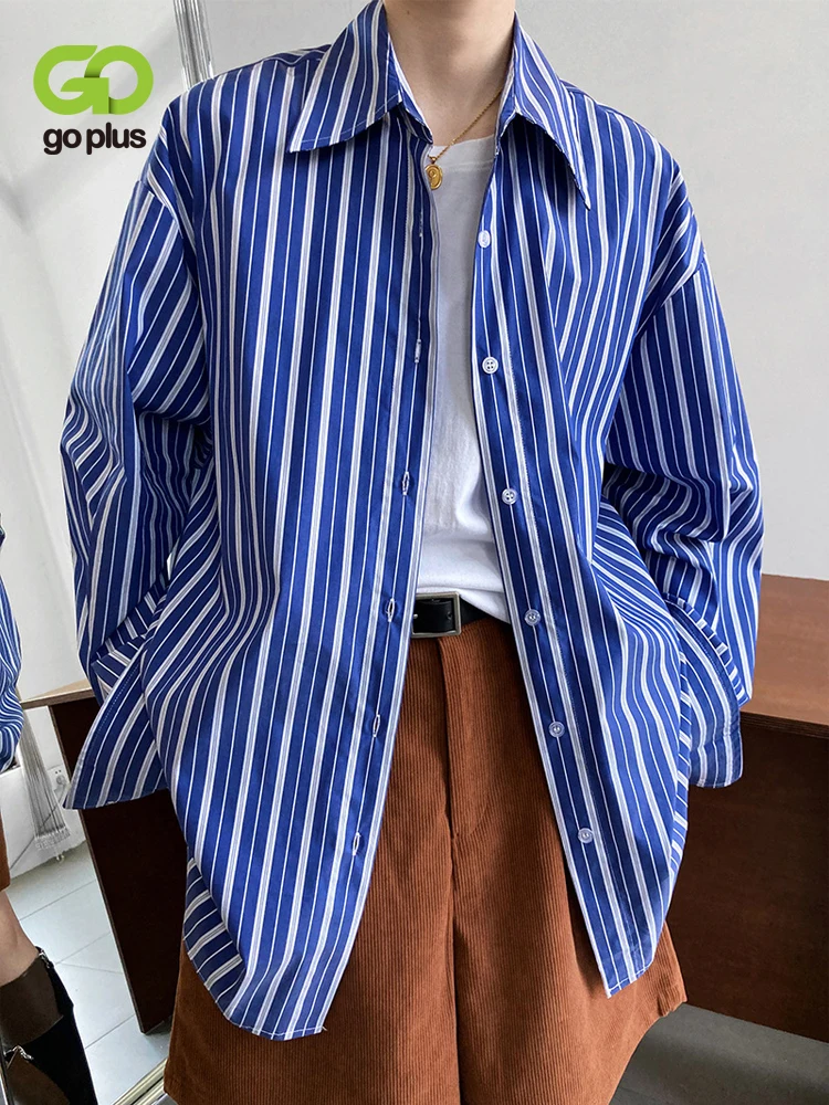 

GOPLUS Women's T-shirt Long Sleeve Tee Black Tops Striped Ladies Blouses Korean Style Chemisier Femme Blusen Damen Camisa Mujer