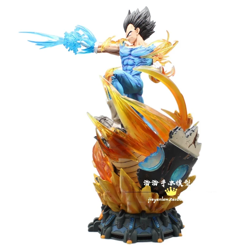 

LS Dragon Ball Super Figurine Anime Model GK Super Saiyan Vegeta Figures Action Figure 45cm Statue Collection Toy Figma