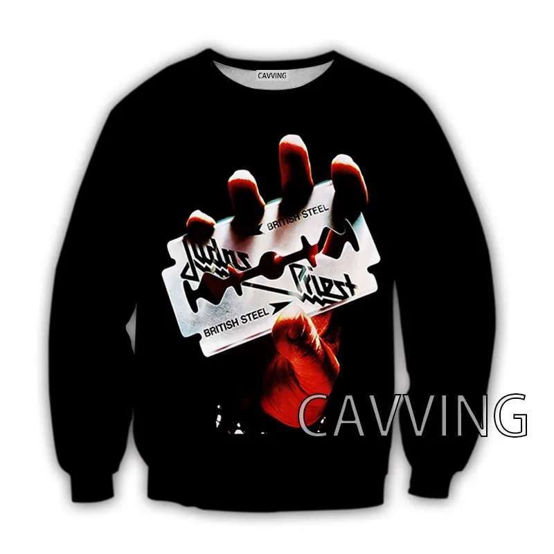 Judas Priest повседневный свитшот с 3D принтом футболка графическим рисунком для
