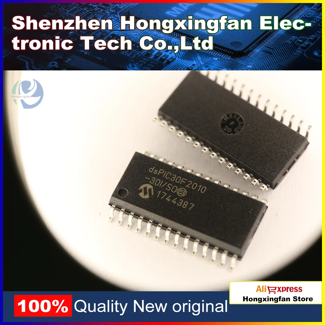 10PCS  dsPIC30F2010-30I/SO digital signal processor controller ic chip Integrated Circuit MCU 16BIT 12KB FLASH